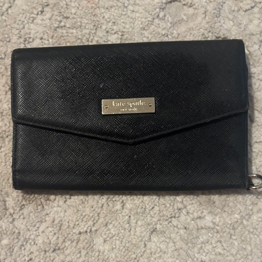 Kate Spade Black Leather Wallet